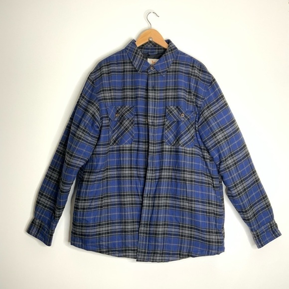 FIELD and Stream Shacket. Size XL. Blue and Gray. - Picture 1 of 5